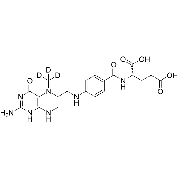 5-(Methyl-d3)tetrahydrofolic Acid Chemical Structure