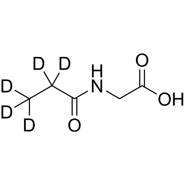 N-Propionyl-d5-glycine Chemical Structure