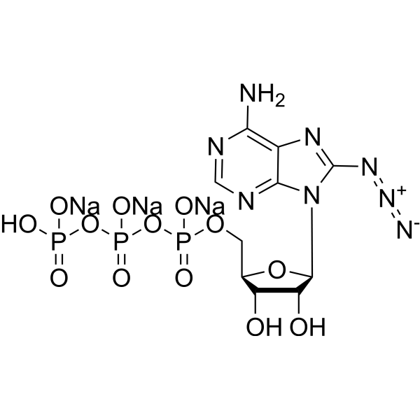 8-Azido-ATP trisodium  Chemical Structure