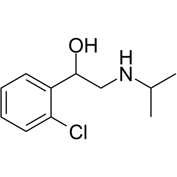 Clorprenaline التركيب الكيميائي