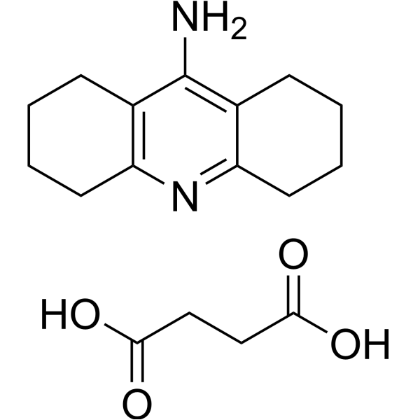 Octahydroaminoacridine succinate Chemical Structure