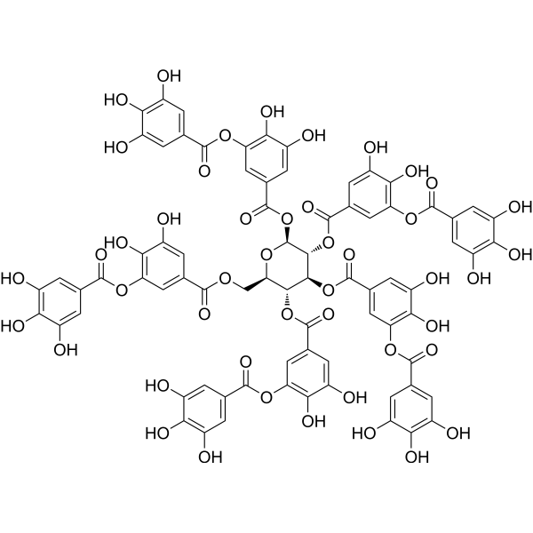 Chinese gallotannin Chemical Structure