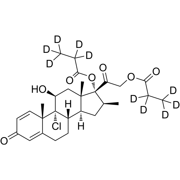 Beclometasone dipropionate-d10  Chemical Structure