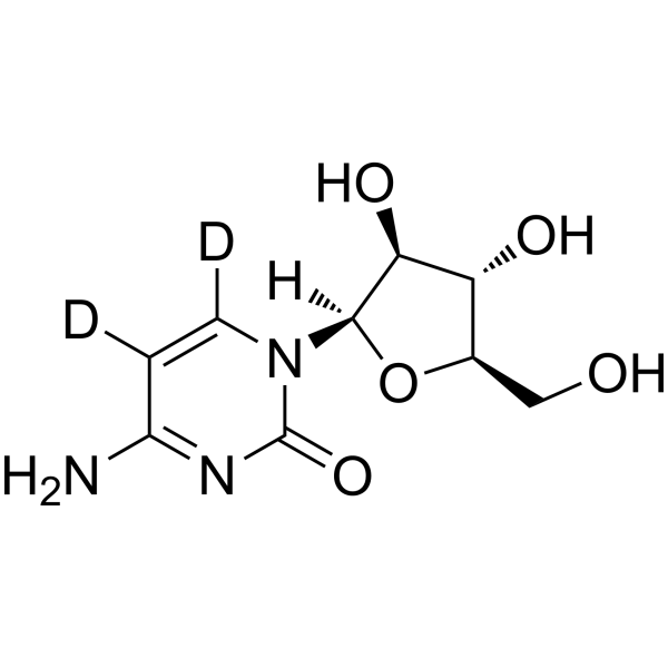 Cytarabine-d2 Chemische Struktur