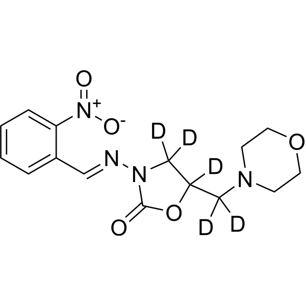 2-NP-AMOZ-d5 Chemische Struktur