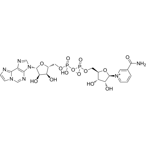 Nicotinamide 1,N6-ethenoadenine dinucleotide التركيب الكيميائي