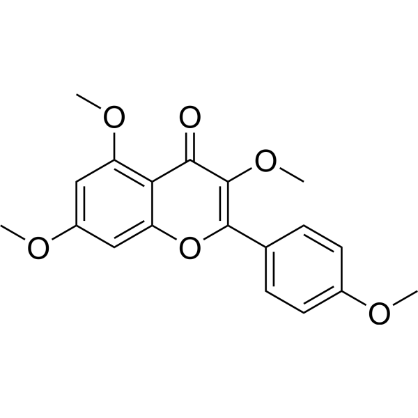 Tetramethylkaempferol Chemical Structure