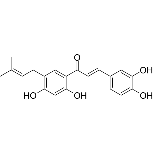 Broussochalcone A  Chemical Structure