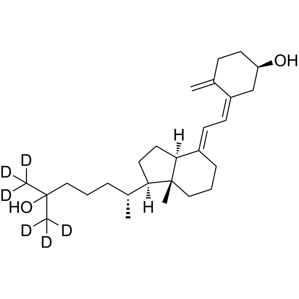 3-epi-25-Hydroxy Vitamin D3-d6 Chemical Structure