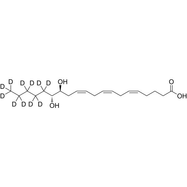 (±)14,15-DiHETrE-d11  Chemical Structure