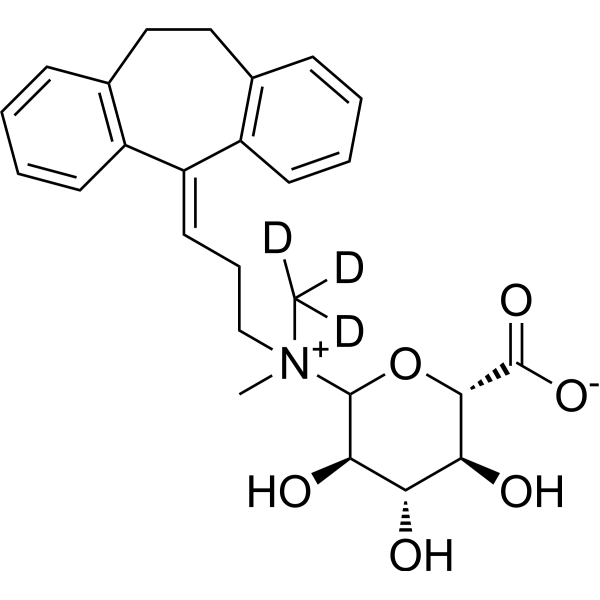 Amitriptyline-N-glucuronide-d3 Chemische Struktur