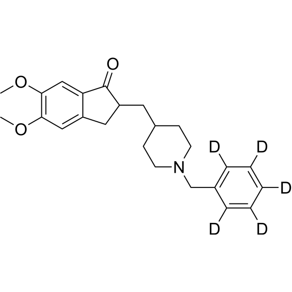 Donepezil-d5 Chemische Struktur