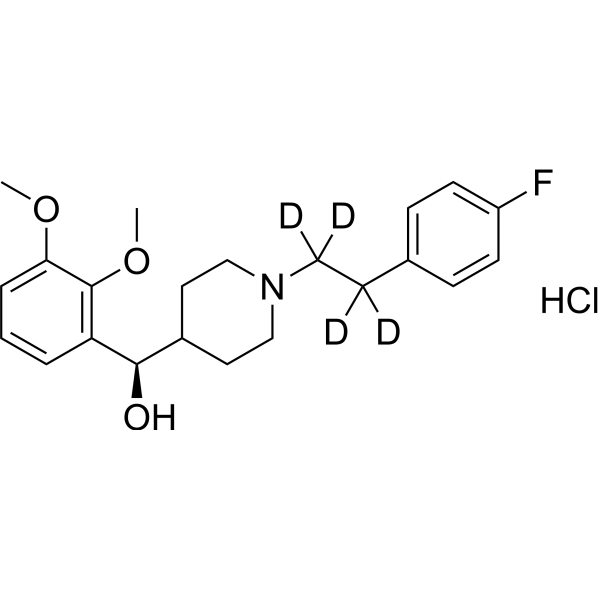 Volinanserin-d4 hydrochloride التركيب الكيميائي