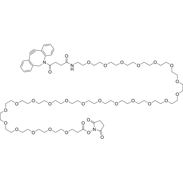 DBCO-PEG24-NHS ester التركيب الكيميائي
