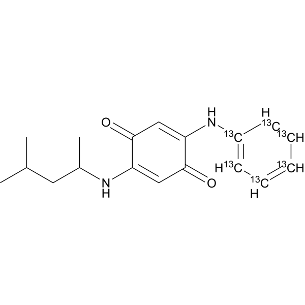 6PPD-quinone-13C6 化学構造