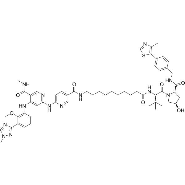 PROTAC TYK2 degradation agent1 Chemische Struktur