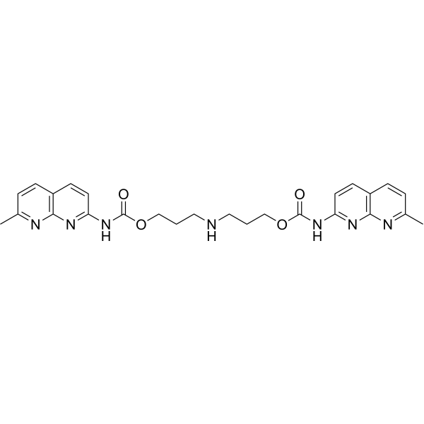 Naphthyridine carbamate dimer Chemical Structure