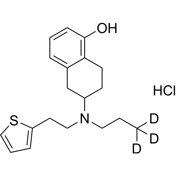 (Rac)-Rotigotine-d3 hydrochloride  Chemical Structure