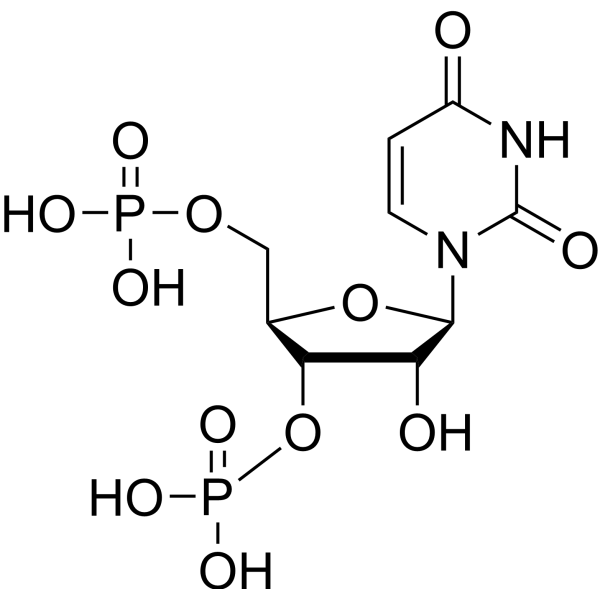 Uridine 3′,5′-diphosphate Chemische Struktur