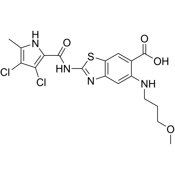 DNA gyrase B-IN-2 Chemische Struktur