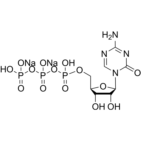 5-Azacytidine 5′-triphosphate sodium Chemische Struktur