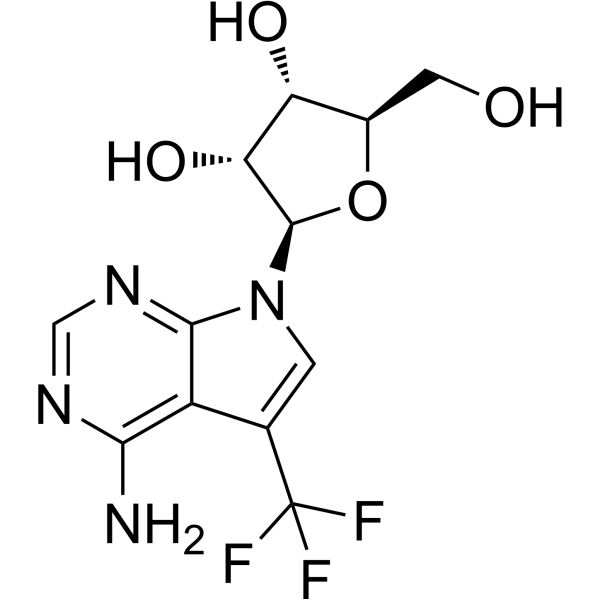 Trifluoromethyl-tubercidin  Chemical Structure