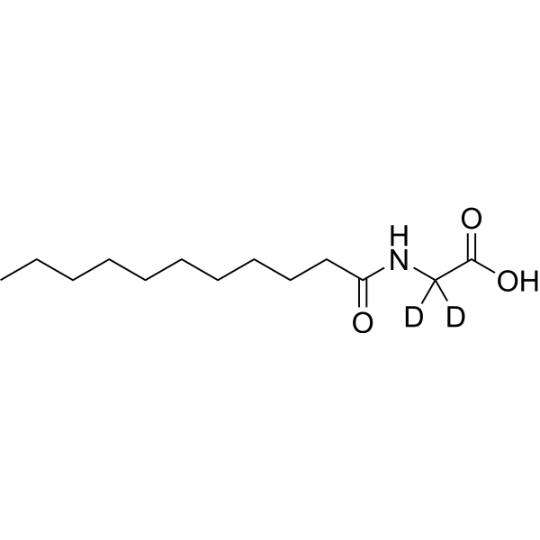 N-Undecanoylglycine-d2 Chemical Structure