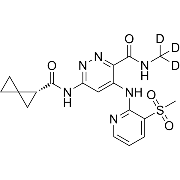 Lomedeucitinib 化学構造