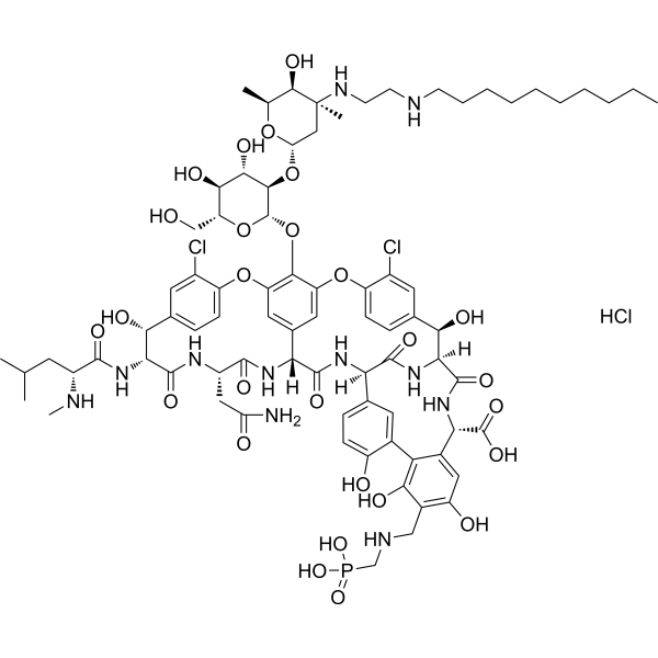 Telavancin hydrochloride Chemical Structure