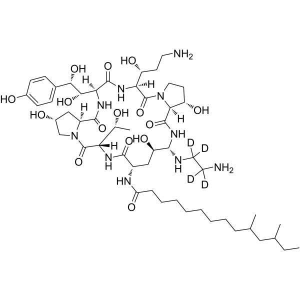 Caspofungin-d4 Chemical Structure