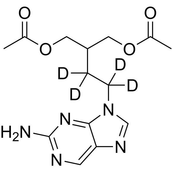 Famciclovir-d4  Chemical Structure