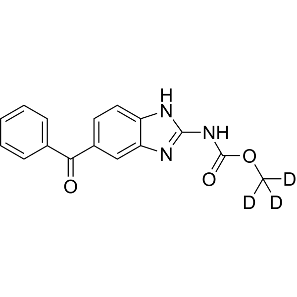 Mebendazole-d3 Chemische Struktur