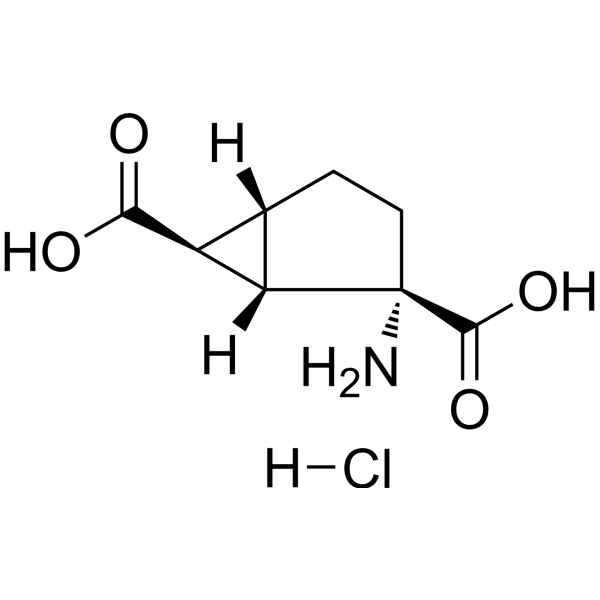 Eglumegad hydrochloride التركيب الكيميائي