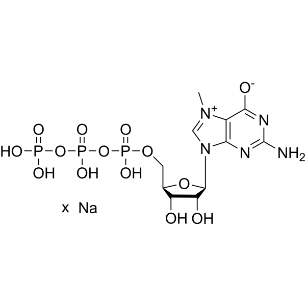 7-Methyl-guanosine-5'-triphosphate sodium Chemical Structure