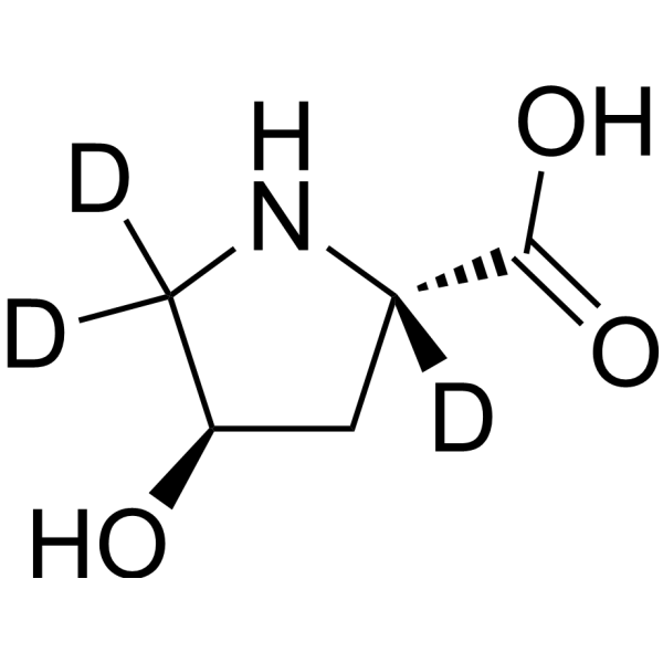 L-Hydroxyproline-d3 Chemische Struktur