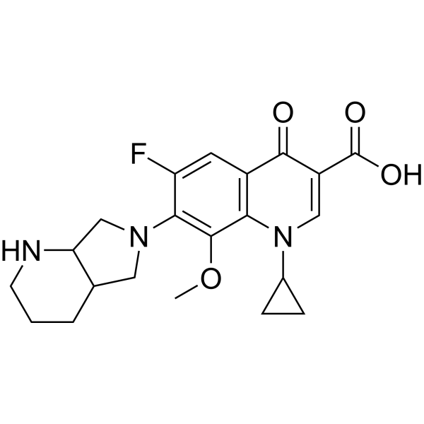 (Rac)-Moxifloxacin  Chemical Structure