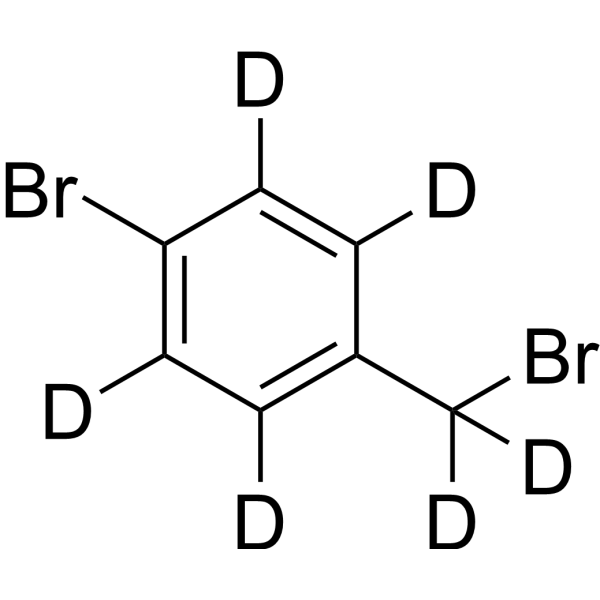 1-Bromo-4-(bromomethyl)benzene-d6  Chemical Structure