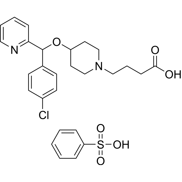 (Rac)-Bepotastine besilate  Chemical Structure