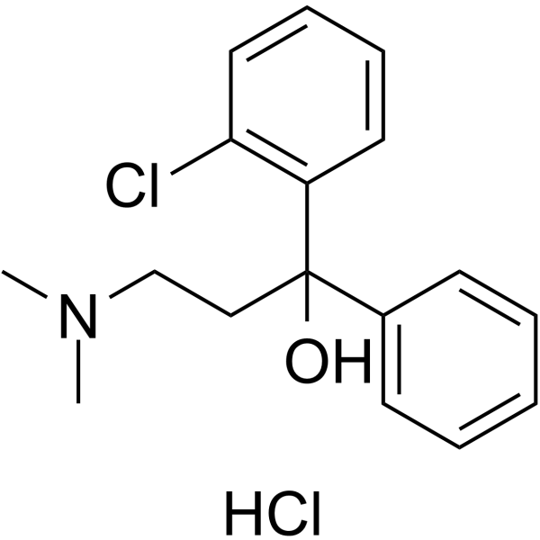 Chlophedianol hydrochloride 化学構造