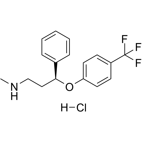 (S)-Fluoxetine hydrochloride Chemical Structure