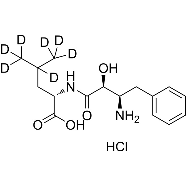 Bestatin-d7 hydrochloride  Chemical Structure