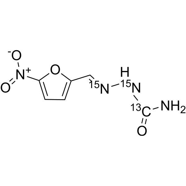 Nitrofurazone-13C,15N2 Chemical Structure