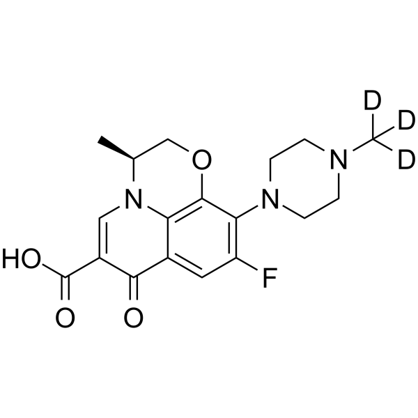 (S)-Ofloxacin-d3  Chemical Structure