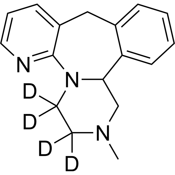 Mirtazapine-d4 Chemical Structure