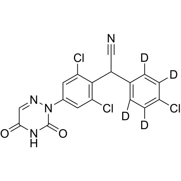 Diclazuril-d4 Chemical Structure