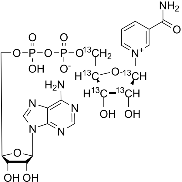 NAD+-13C5 Chemical Structure