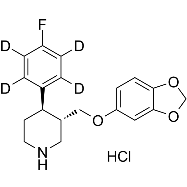 Paroxetine-d4 hydrochloride Chemical Structure