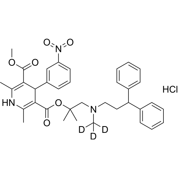 Lercanidipine-d3 hydrochloride Chemical Structure