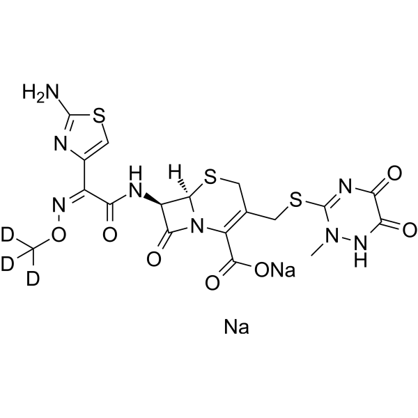 Ceftriaxone-d3 disodium  Chemical Structure