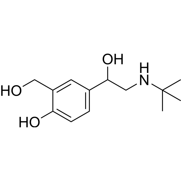 Salbutamol Chemical Structure